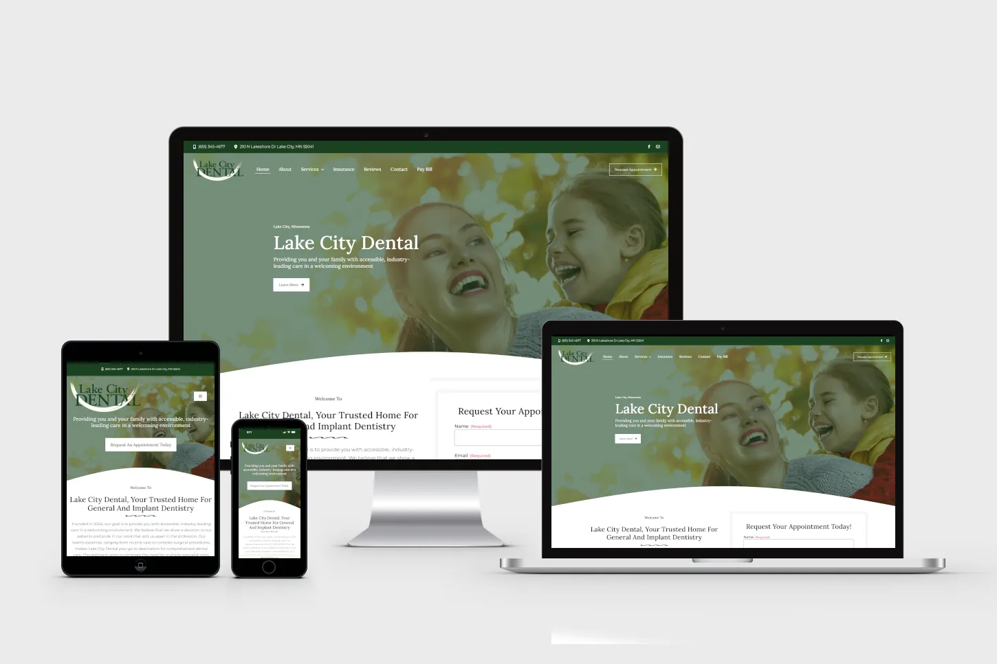 Professional dental Website Design Services in Rochester MN
